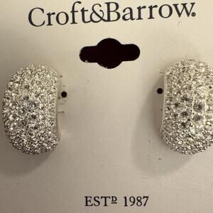 croft and barrow Pave Diamond Earrings